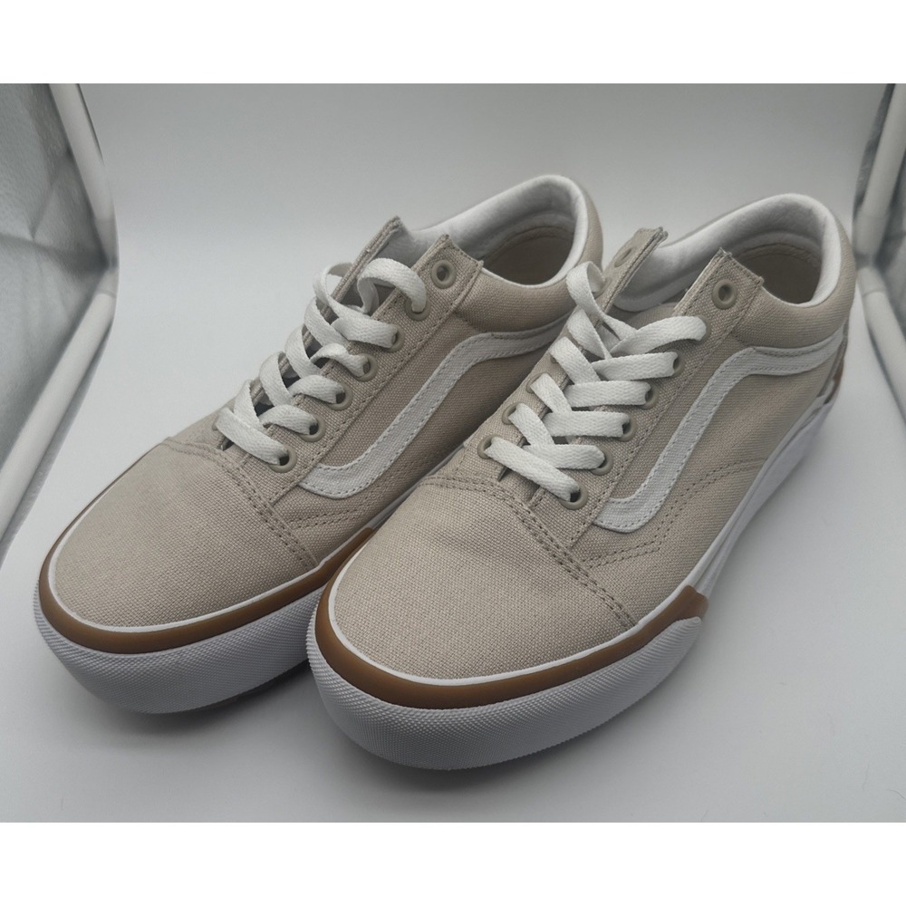 VANS - Old Skool Stacked - Canvas French Oak - WOMEN US 9~ Men's 7.5